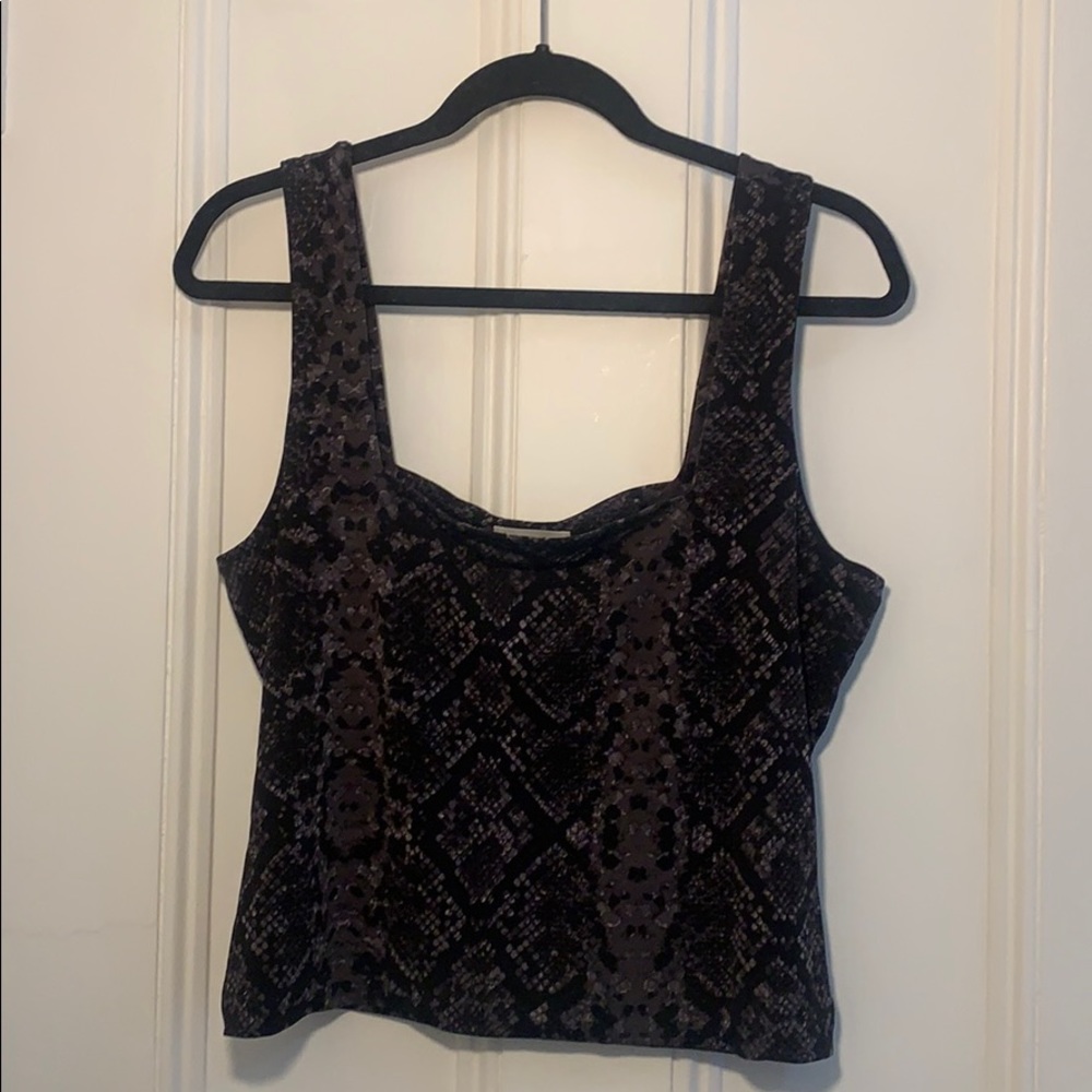 Leith (from Nordstrom) Snake Print Tank - XL